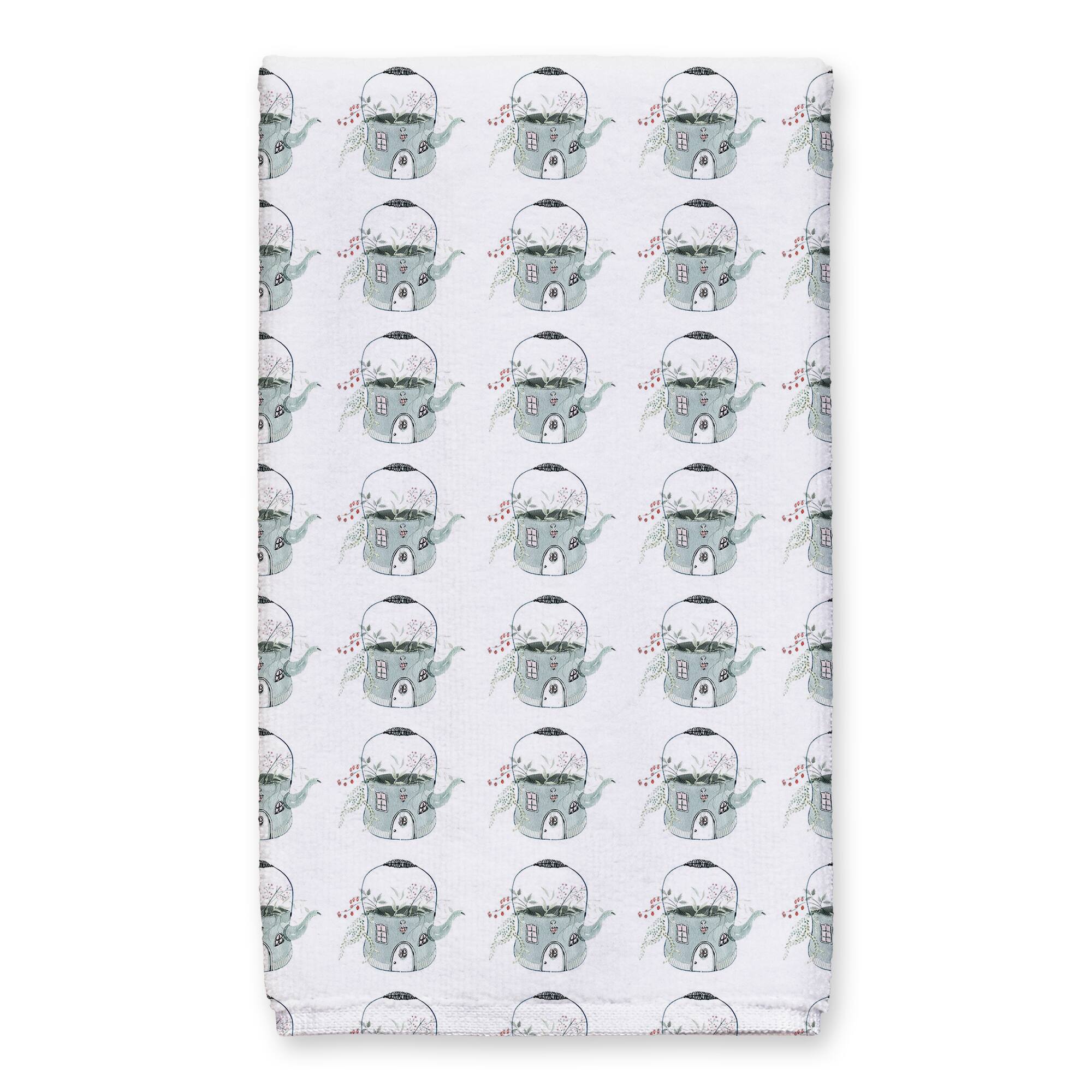 Grow Teapot Floral Tea Towel - Set of 2
